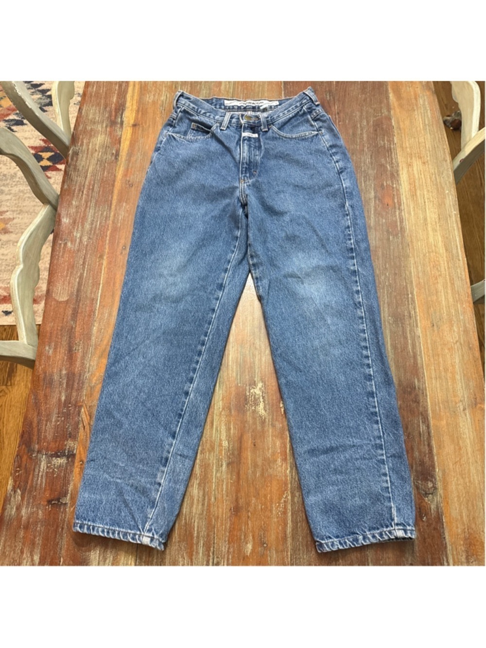 Girbaud Jeans High Rise Straight Leg Stonewashed